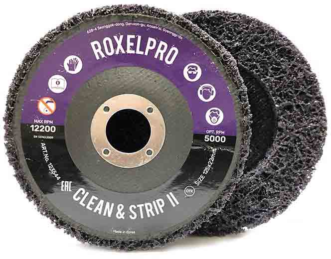 ROXELPRO 123544 Пурпурный зачистной круг ROXPRO, 125х22 мм.