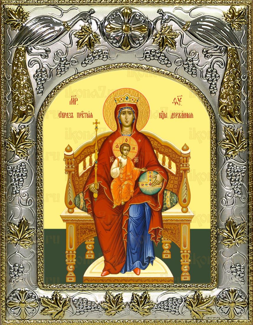 Державная икона Божией матери (14х18)