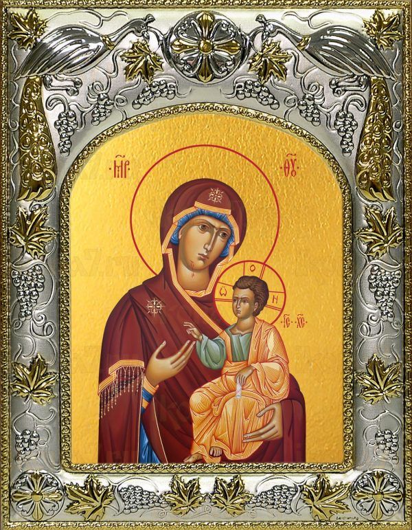 Иверская икона Божией матери (14х18)