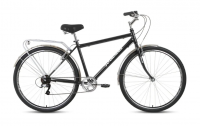 Городской велосипед FORWARD DORTMUND 28 2.0 19" Черный/серебро (RBKW0RN87002)