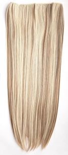 Искусственные термостойкие волосы на леске прямые №F009A/613 (60 см) - 100 гр.