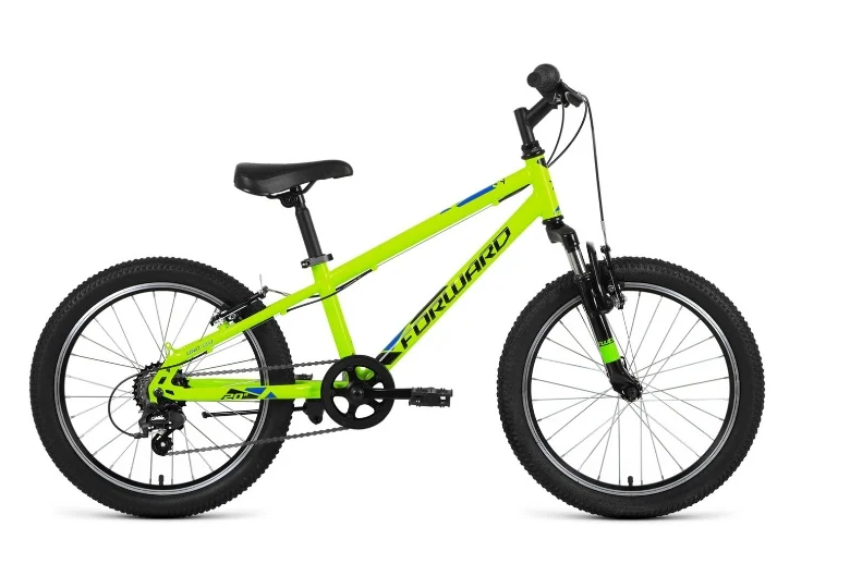 Подростковый горный (MTB) велосипед FORWARD UNIT 20 2.0 10.5" Желтый/черный (RBKW01N06002)