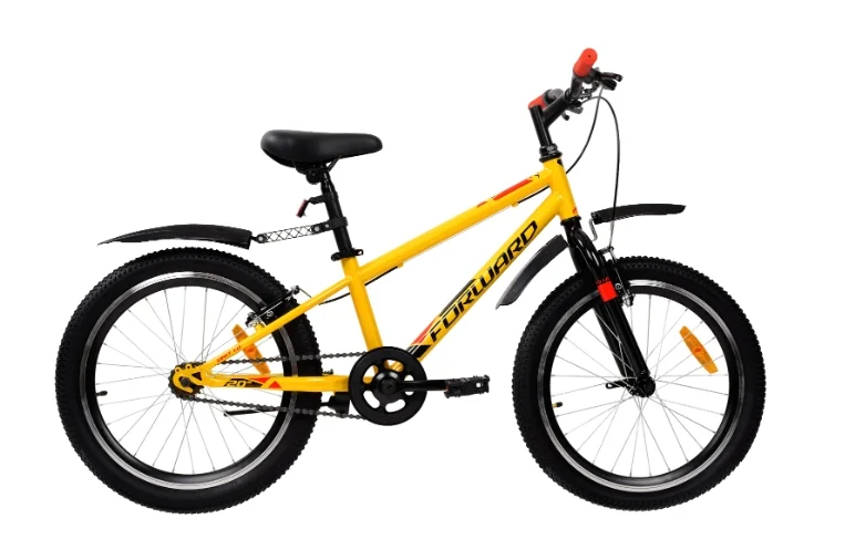 Подростковый горный (MTB) велосипед FORWARD UNIT 20 1.0 10.5" Желтый (RBKW01N01002)