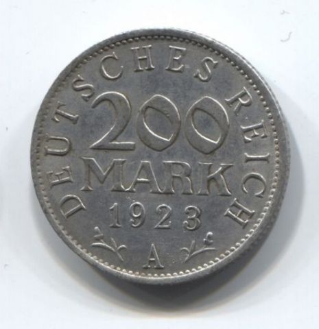 200 марок 1923 года Германия A