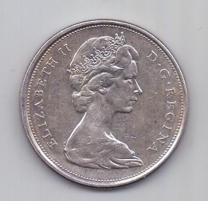 50 центов 1965 года UNC Канада Великобритания