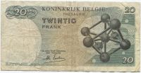 20 франков 1964 года Бельгия
