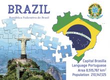 Почтовая открытка Step to Brazil