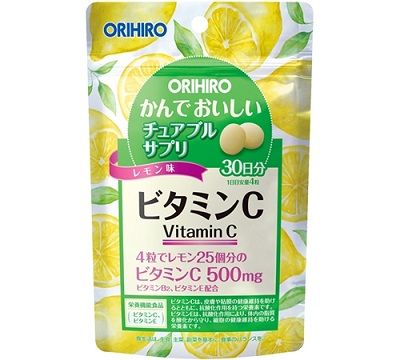 ​ORIHIRO Витамин С на 30 дней (вкус лимона)