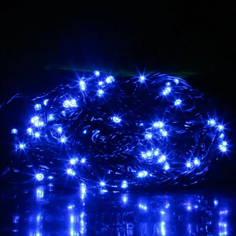 Светодиодная Гирлянда 100 LED 7 м, Цвет Свечения Синий