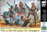 Фигуры, Серия битвы в пустыне, Клан Черепа – Новые Амазонки. Это не место для чужестранцев!