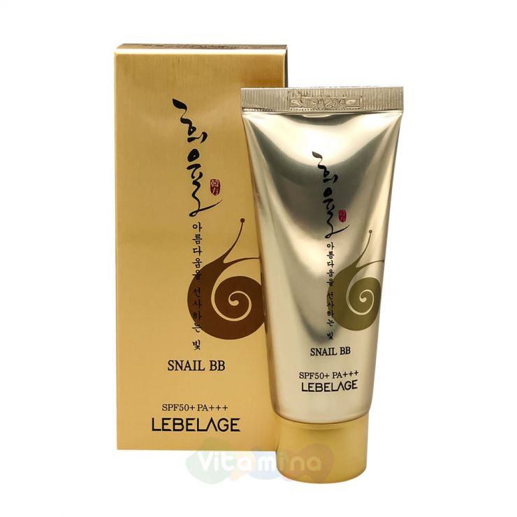 Lebelage ВВ крем с улиточным муцином Heeyul Premium Snail BB Cream SPF 50+/PA+++, 30 г