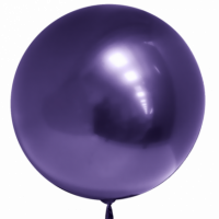 Шар с гелием 45см Сфера 3D ХРОМ Фиолетовый Deco Bubble