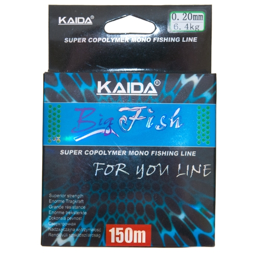 Леска KAIDA BIG FISH голубая 150м