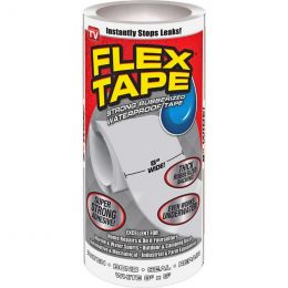 Сверхсильная клейкая лента Flex Tape, 20 x 150 см, цвет белый | Строительные клейкие ленты
