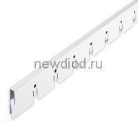 Рейка Grigliato-E нап. 100x100 h40 b10 A903RUS01 белый матовый L=2.40 (алюм.)