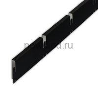 Рейка Grigliato-E "папа" 100x100 h40 b10 A911RUS06 черный L=0.60 (алюм.)