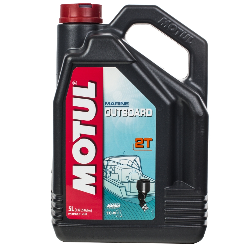 Масло моторное Motul Outboard 2T 5л.