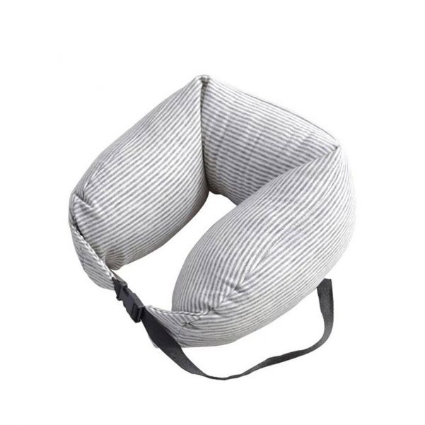 Туристическая подушка-валик с застёжкой U-Neck Pillow