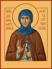 Икона Мария Гатчинская преподобномученица