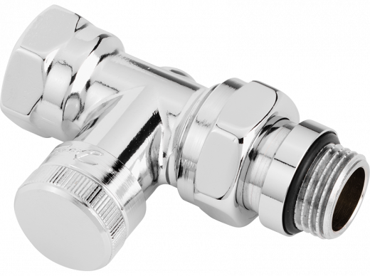 Запорный клапан RLV-CX, DN 15, прямой, хромированный