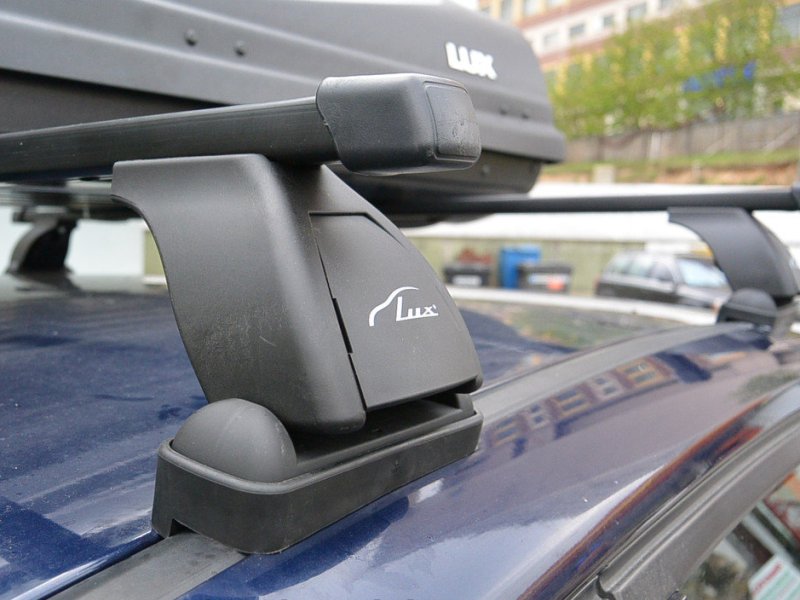 Багажник на крышу Ford S-Max, Lux, прямоугольные стальные дуги