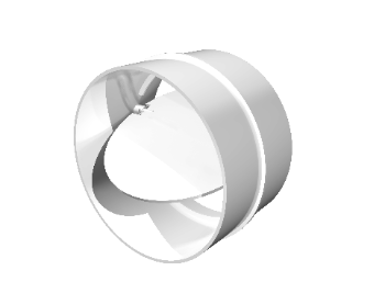 Соединители круглых каналов с обратным клапаном