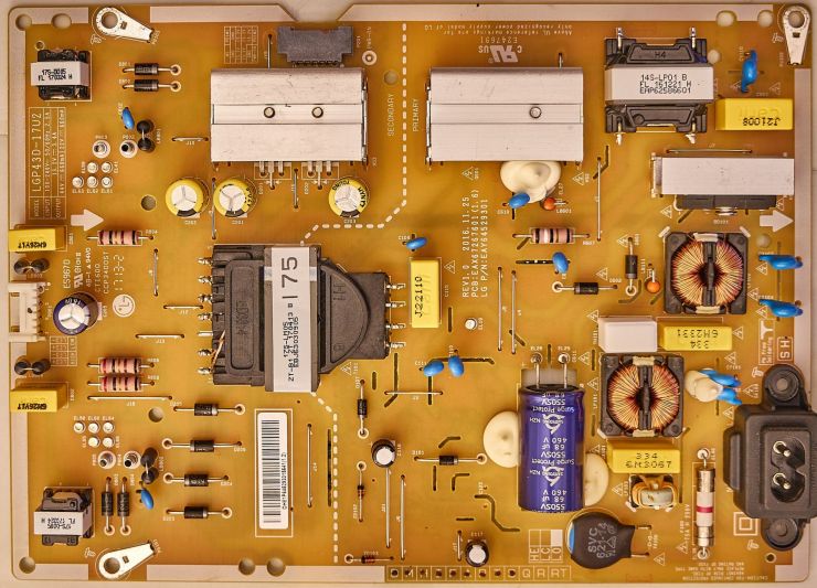 PSU  LGP43D-17U2  EAX67267601 (1.6)  EAY64529301