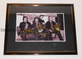 Автографы: Bon Jovi. Джон Бон Джови, Дэвид Брайан, Тико Торрес, Ричи Самбора