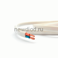 Кабель ШВВП 2x0,75 - ГОСТ 7399-97 Белый 1/100м.