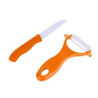 Набор Керамический Нож И Овощечистка, Цвет Оранжевый_1