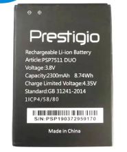 Аккумулятор для телефона Prestigio PSP7511 2300 мАч оригинал