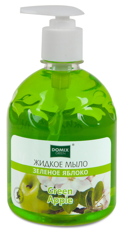 Жидкое мыло "Зеленое яблоко", 500 мл. Domix