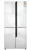 Холодильник GiNZZU NFK-500 Белое стекло