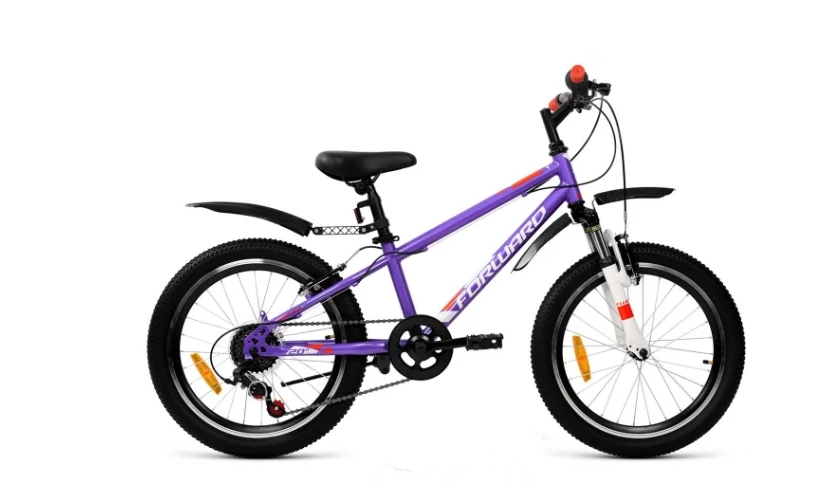 Подростковый горный (MTB) велосипед FORWARD UNIT 20 2.0 Фиолетовый/белый (RBKW01N06005)