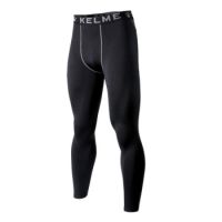 Брюки KELME Tight Trousers Kid Thick, черные, рост 140, артикул K15Z736-000