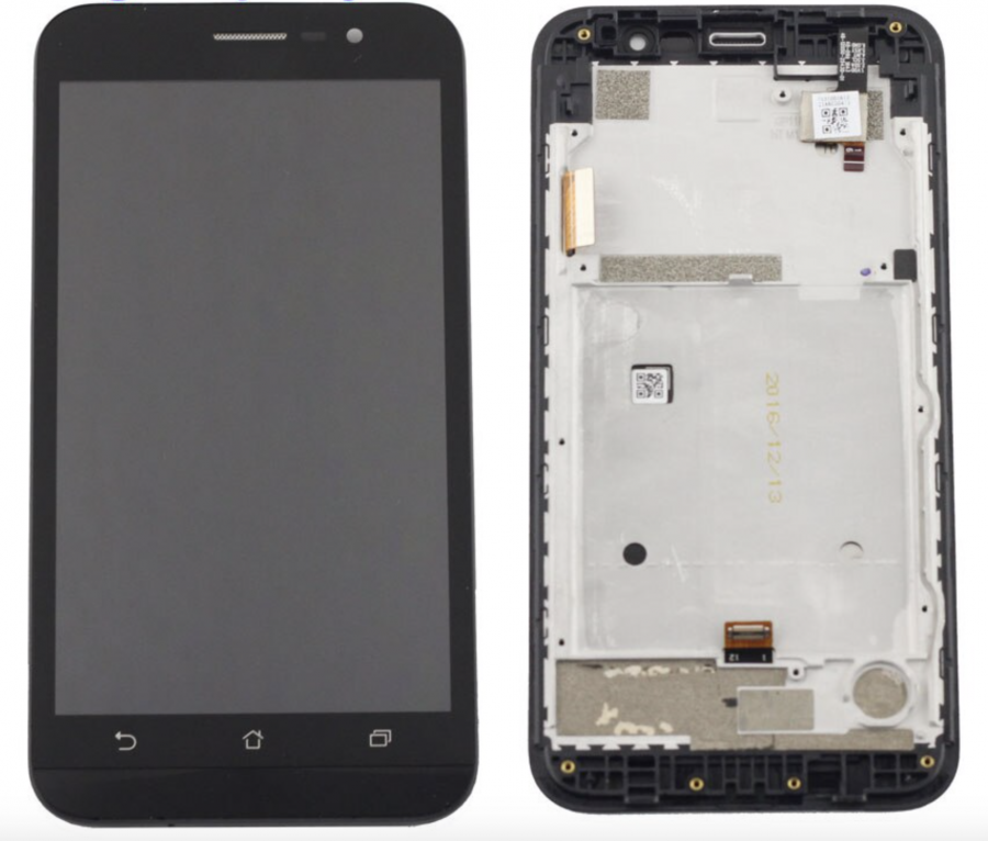 LCD (Дисплей) Asus ZB500KG ZenFone Go (в сборе с тачскрином) (в раме) (black) Оригинал