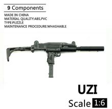 Сувенирная сборная модель Пистолет-пулемет "Узи" 1:6