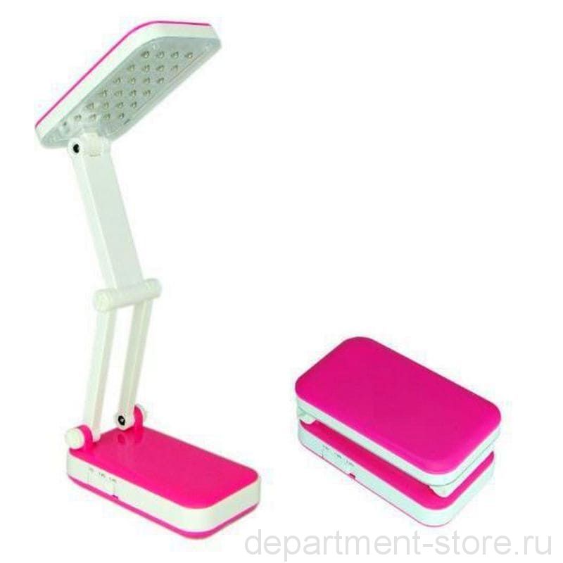 Настольная лампа-трансформер TOP WELL LED, цвет розовый