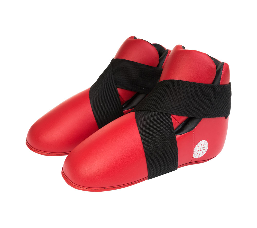 Защита стопы (футы), Adidas  WAKO Kickboxing Safety Boots красная, размер L, артикул adiWAKOB01