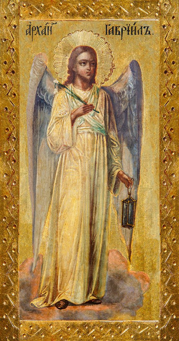 Мерная икона Архангел Гавриил (25x50см)
