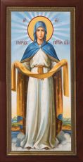 Мерная икона Покров Пресвятой Богородицы (25x50см)