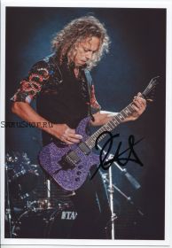 Автограф: Кирк Хэмметт. Metallica