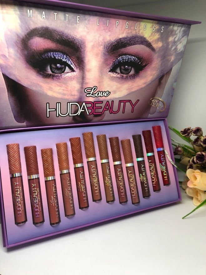 Набор блесков для губ Huda Beauty 12 цветов (1365001)