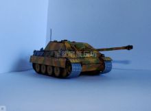 Сборная модель танка из бумаги САУ Ягдпантера масштаб 1:35