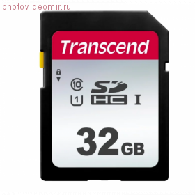 Карта памяти SD 32GB Transcend 300S UHS-I U1 (TS32GSDC300S)