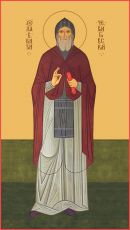Мерная икона Лаврентий Черниговский преподобный (25x50см)