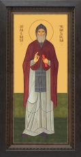 Мерная икона Лаврентий Черниговский преподобный (25x50см)