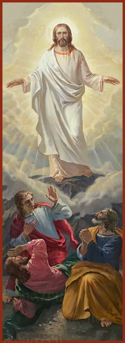Мерная икона Преображение Господне (25x50см)