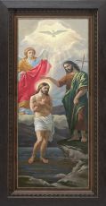 Мерная икона Крещения Господня (25x50см)