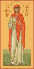 Мерная икона Лариса Готфская мученица (25x50см)